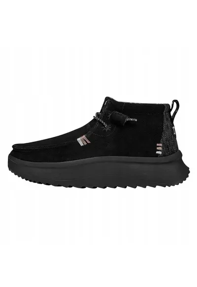 Wendy Peak Hi Suede 40411 - Negru
