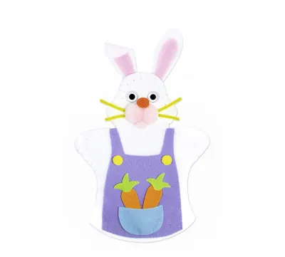 Set de cusut – Marionetă iepuraș din fetru, 20 cm