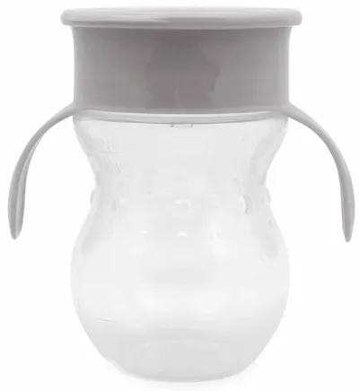 Cană antivărsare Lorelli - 360°, 270 ml, gri