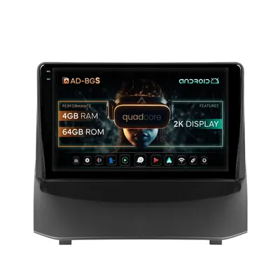 Navigatie 2K Ford Fiesta (2013-2017), Android, S-Quadcore 4GB RAM + 64GB ROM, 9.5 Inch - AD-BGS90042K+AD-BGRKIT131-1317