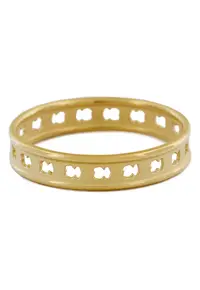 Inel dama - plastic - auriu - One Size INTL