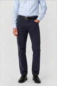 Pantaloni clasici de vara pentru barbati – Vero, Bleumarin (Marime pantalon: W38)