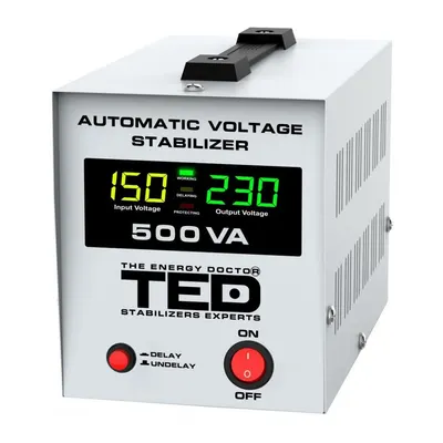 Stabilizator retea maxim 500VA-AVR 1 iesire schuko