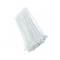 Colier din Plastic, Alb, 2.5 x 100, 100 Bucati