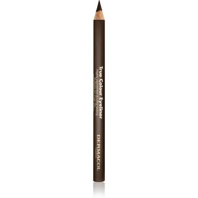 Dermacol True Colour Eyeliner dermatograf persistent culoare 02 Brown 4 g