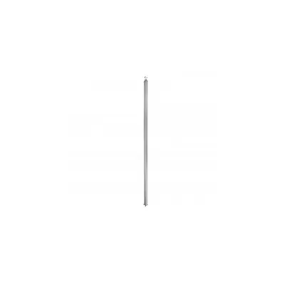 Snap-on column - 2 compartimente - inaltime 3.92 m - aluminiu and capacs - aluminiu finish