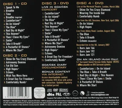 Live in Gdansk - 2 CD + 2 DVD