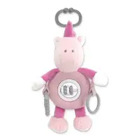 Jucarie de plus pentru carucior Lorelli Natural Unicorn Roz