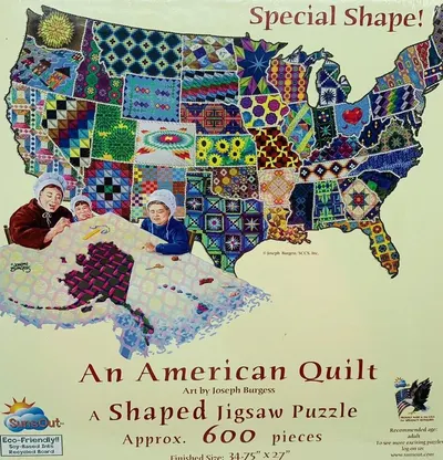 Puzzle SunsOut din 600 de piese - SUA