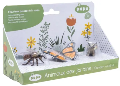 Set figurine Papo - melc, fluture și albină