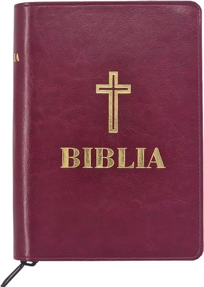 Biblia (grena, cu fermoar) - Hardcover - ***