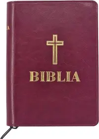 Biblia (grena, cu fermoar) - Hardcover - ***