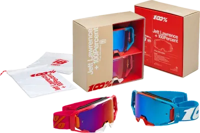 Set 2 ochelari atv cross 100% Armatic Jett Lawrence Limited Edition