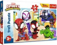 Puzzle Trefl din 24 de piese maxi - Spidey și prietenii lui