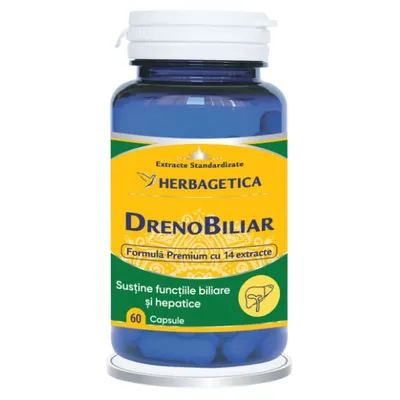 DrenoBiliar, Herbagetica | 60 capsule