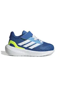 Pantofi sport Run Falcon 5 din material textil cu velcro - Alb/Albastru royal