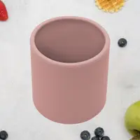 Pahar din silicon AppeKids Old Rose