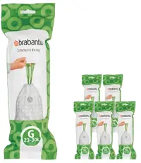 Sac de gunoi Brabantia - PerfectFit NewIcon/Touch, mărimea G, 23 - 30 l, 120 buc