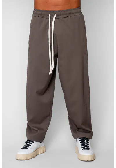 Pantaloni lungi drepti Oversized Kaki 20246 - Kaki
