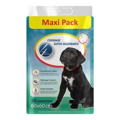 Covorase Igienice 4DOG 30buc