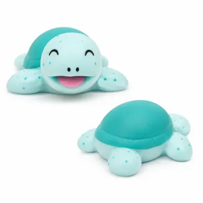 Set 12 Squishy Țestoasă Albastră Antistres, 15 cm - Jucării Moi și Relaxante pentru Copii