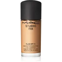 MAC Cosmetics Mini Studio Fix Fluid SPF 15 24HR Matte Foundation + Oil Control machiaj cu efect matifiant SPF 15 culoare NC30 15 ml