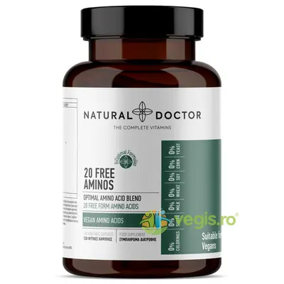 Aminoacizi Vegani 20 Free Aminos 120cps