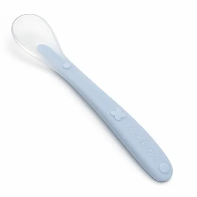Lingurita, Bocioland, Din silicon, 6 luni+, Blue