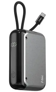 Baterie portabilă Ttec – ReCharger, 10000 mAh, 30W, neagră