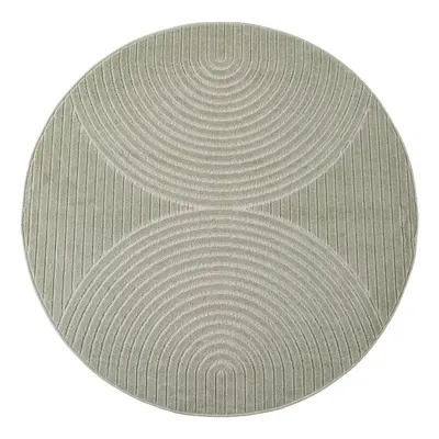 Covor pentru exterior și interior verde rotund ø 160 cm Nova 1201 – Ayyildiz Carpets