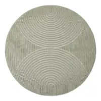 Covor pentru exterior și interior verde rotund ø 160 cm Nova 1201 – Ayyildiz Carpets