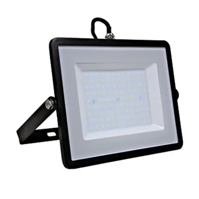LED Floodlight 100W 8000lm 6400K 220-240V IP65 100° black