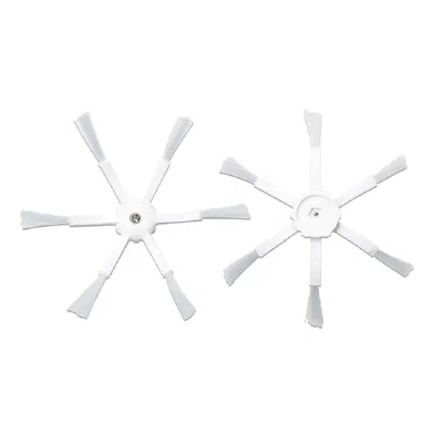 Set doua perii laterale PAA-home cu 6 brate de culoare alba compatibile cu aspiratoarele robot Roborock modelele S7, S7 Max Ultra, S7 MaxV Ultra, S7 P
