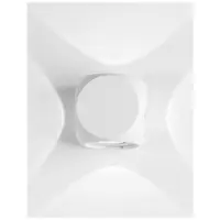Aplica ZARI Nisipiu Alb Aluminiu & Sticla, Deschis in 4 directions Osram LED 4x1 Wat 265Lm 3000K, 100-240 Volt 50Hz Beam 4x38 degrees -IP54