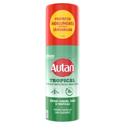 Spray repelent impotriva tantarilor Tropical Mini, 50ml, Autan
