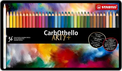 Creioane colorate Stabilo CarbOthello - ARTYplus, 36 buc