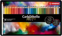 Creioane colorate Stabilo CarbOthello - ARTYplus, 36 buc