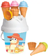 Kit de nisip Micki - Bluey, cu înghețată, 14 piese
