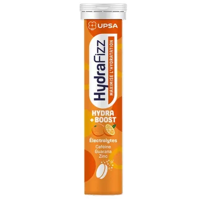 Electroliți cu aromă de portocale Hydra Boost Hydrafizz, 16 comprimate efervescente, UPSA