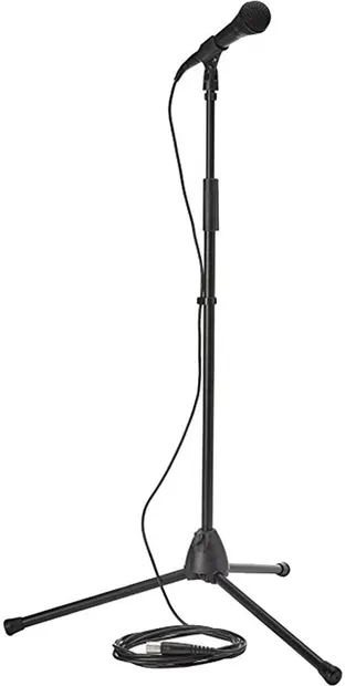 Microfon cu stativ Shure - PGA58 BTS, negru