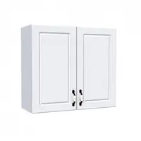 Corp superior 80 cu 2 usi Zebra MDF alb Lucios drept