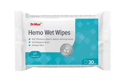 Dr. Max HEMO Servetele umede, 30 bucati