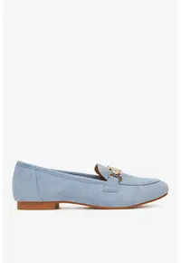 Mocasini Textil - Albastru - Albastru
