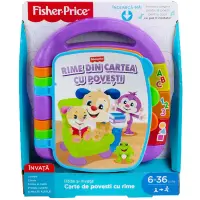Carte cu povesti muzicale, Fisher Price, Limba Romana, DKJ99