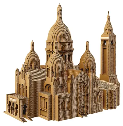 Puzzle 3D Cartonic din146 piese - Bazilica Sacré-Cœur