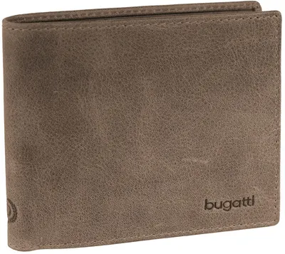 Portofel din piele Bugatti - Volo 5CC, maro