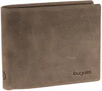 Portofel din piele Bugatti - Volo 5CC, maro
