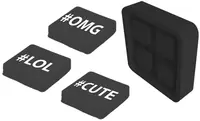 Insigna Pixie Crew - negru
