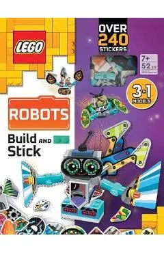 Lego(r) Books. Build and Stick: Robots