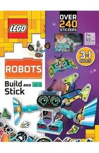 Lego(r) Books. Build and Stick: Robots